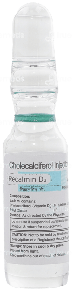 Recalmin D3 Injection 1ml Recalmin D3 Injection 1ml